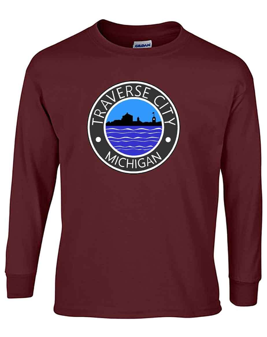 Maroon Traverse City Circle