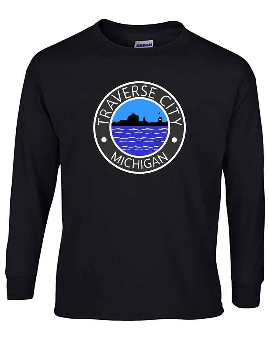 Black Traverse City Circle