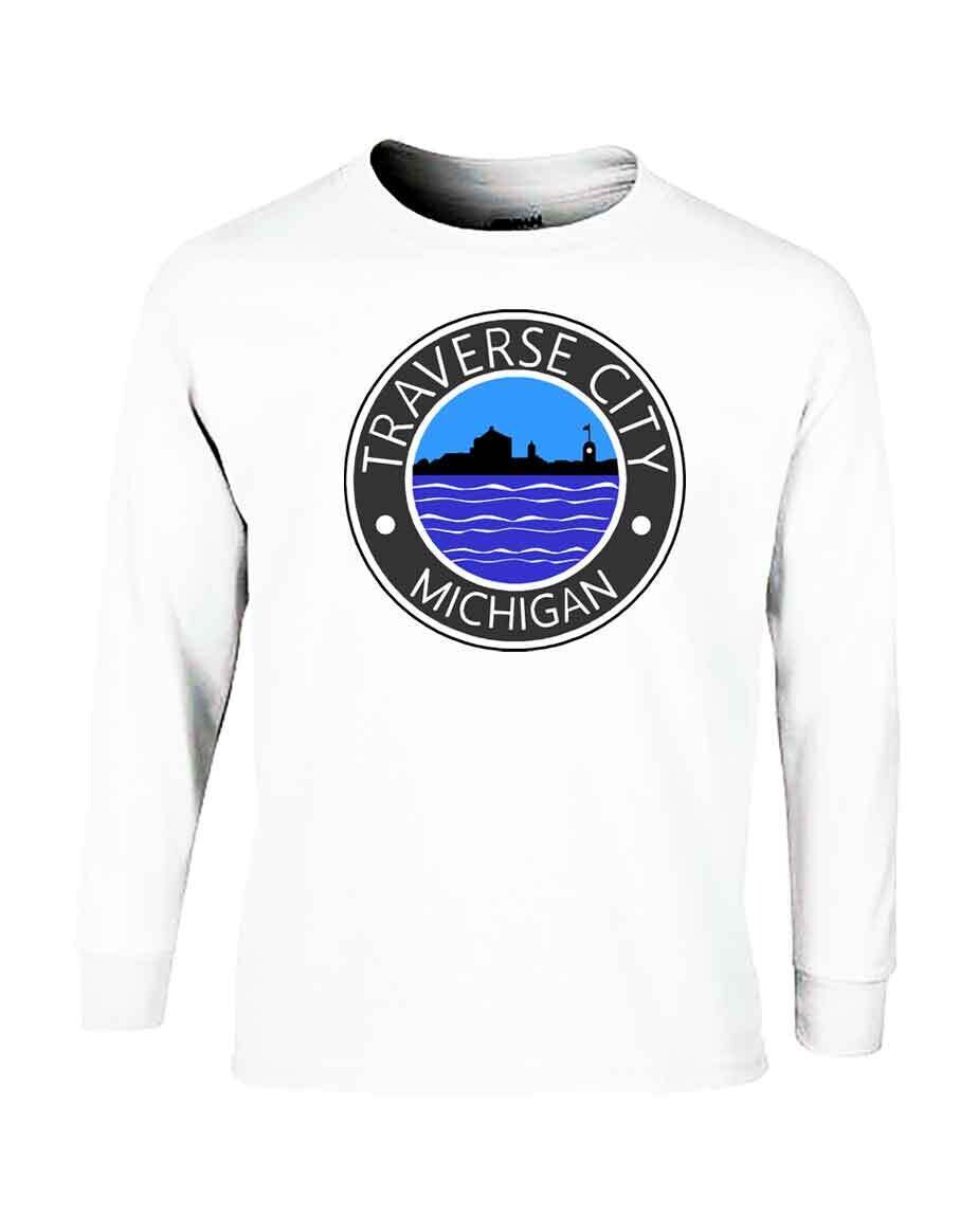 White Traverse City Circle