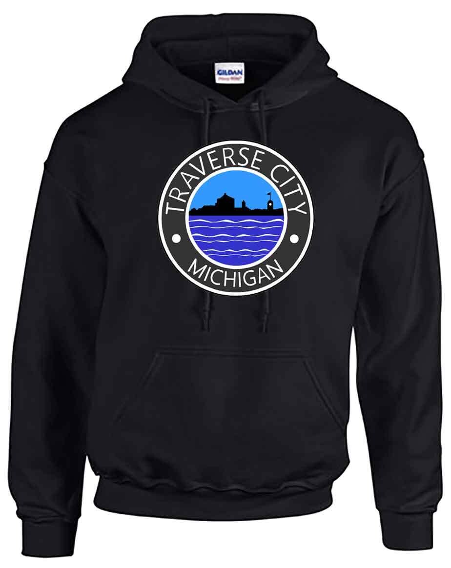 Black Traverse City Circle