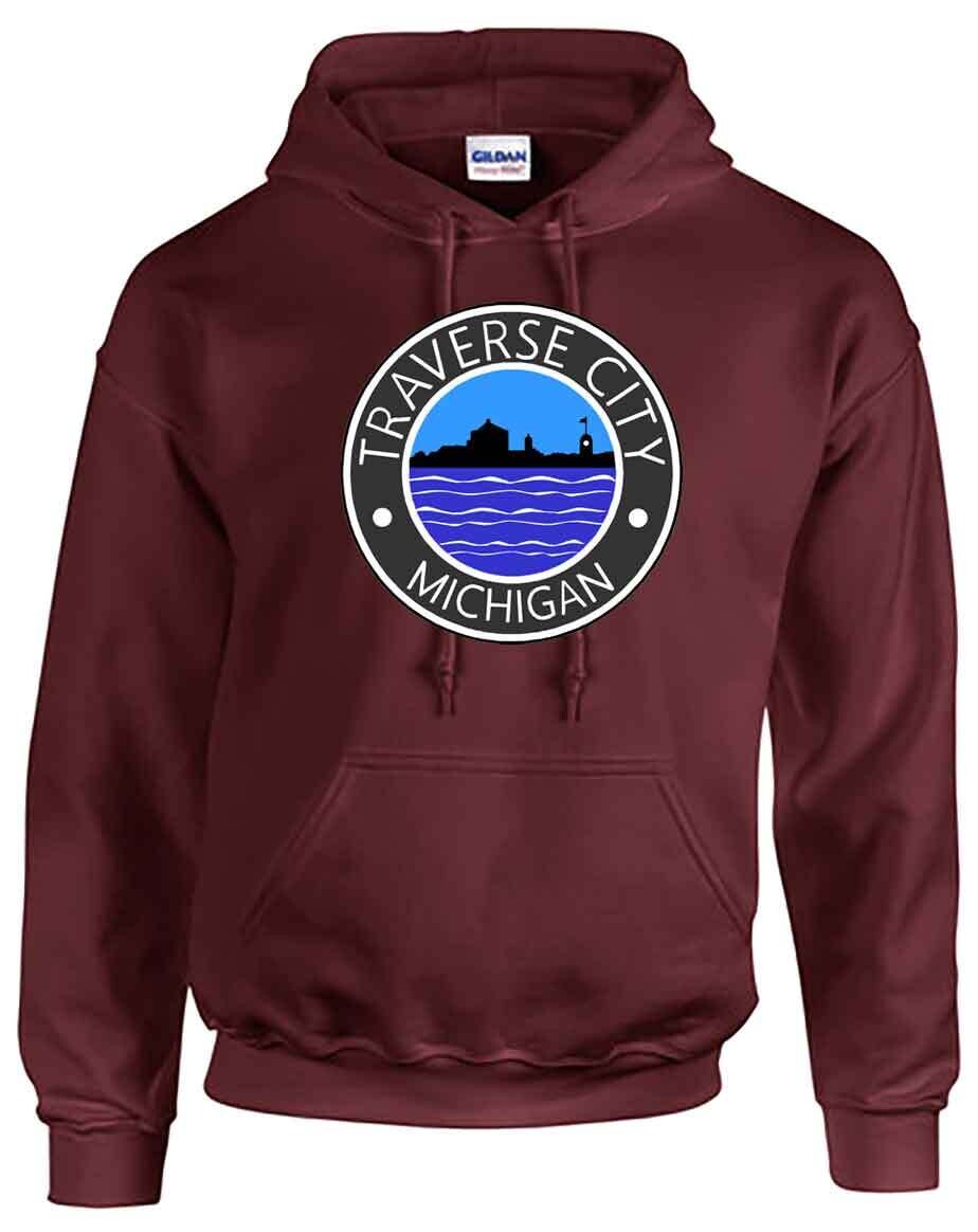 Maroon Traverse City Circle
