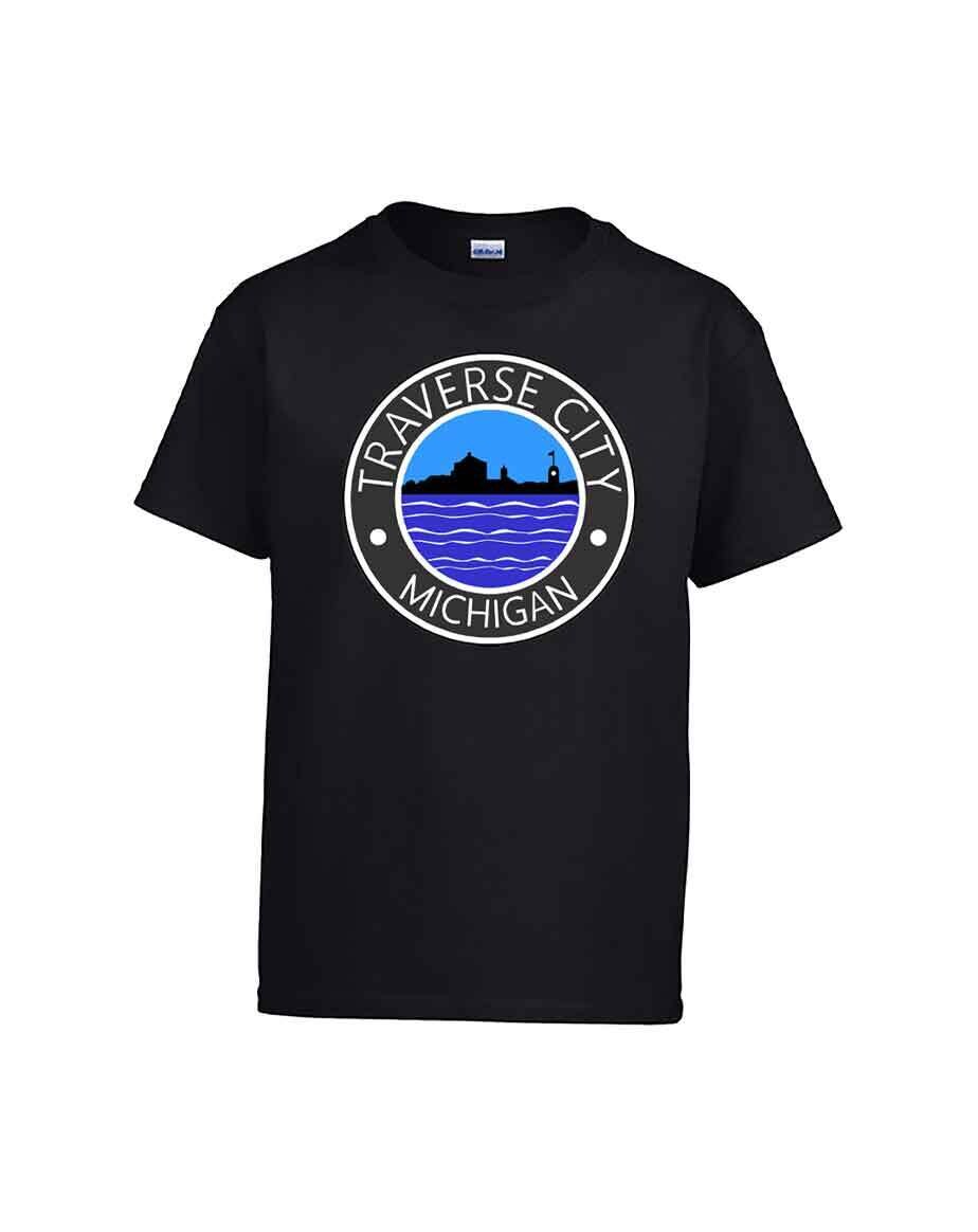 Black Traverse City Circle