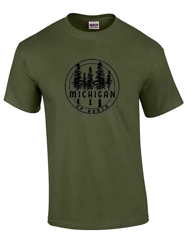 Up North Pine Circle Military Gree