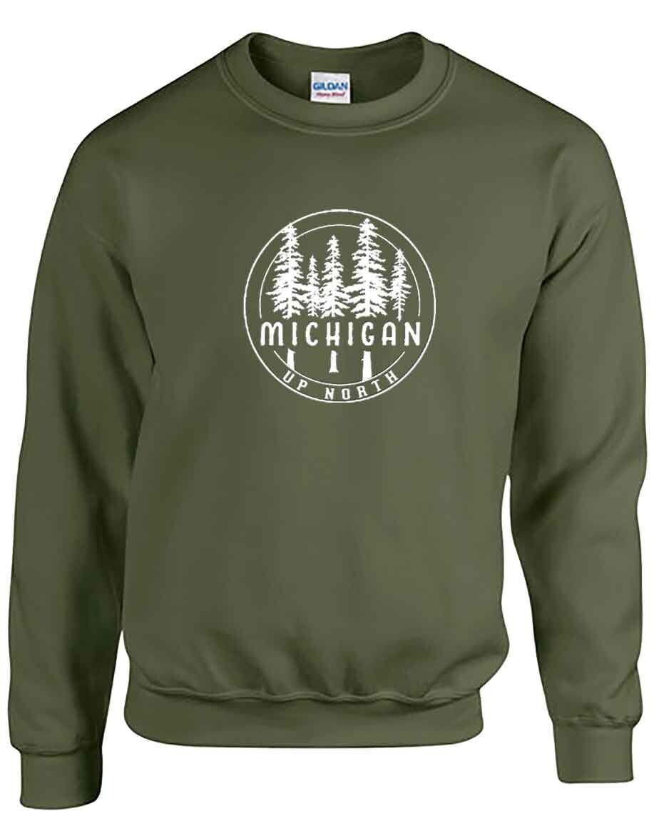 Up North Pine Circle Military Green