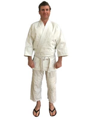 Aikidogi - Standard weave, white uniforms