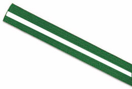 Belts - Children - Green with white stripe