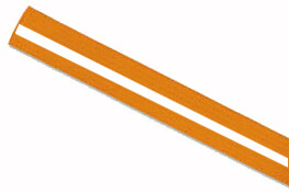 Belts - Children - Orange with white stripe