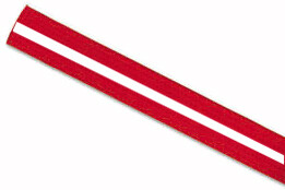 Belts - Children - Red with white stripe