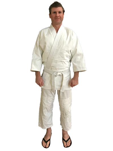 Aikidogi - Standard weave, white uniforms