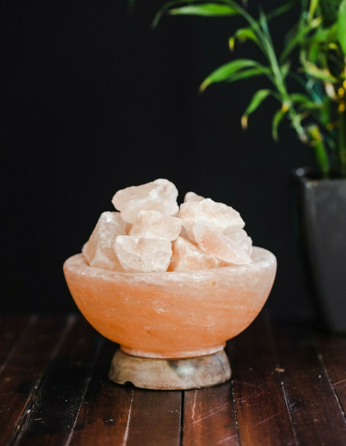 Pink Himalayan Salt Fire Bowl Lamp