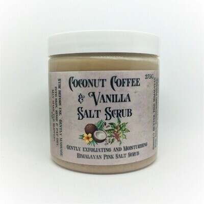 Coconut Coffee & Vanilla Salt Scrub