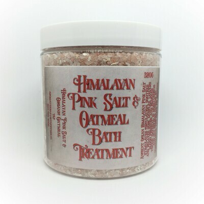 Pink Himalayan Salt & Oatmeal Bath Treatment