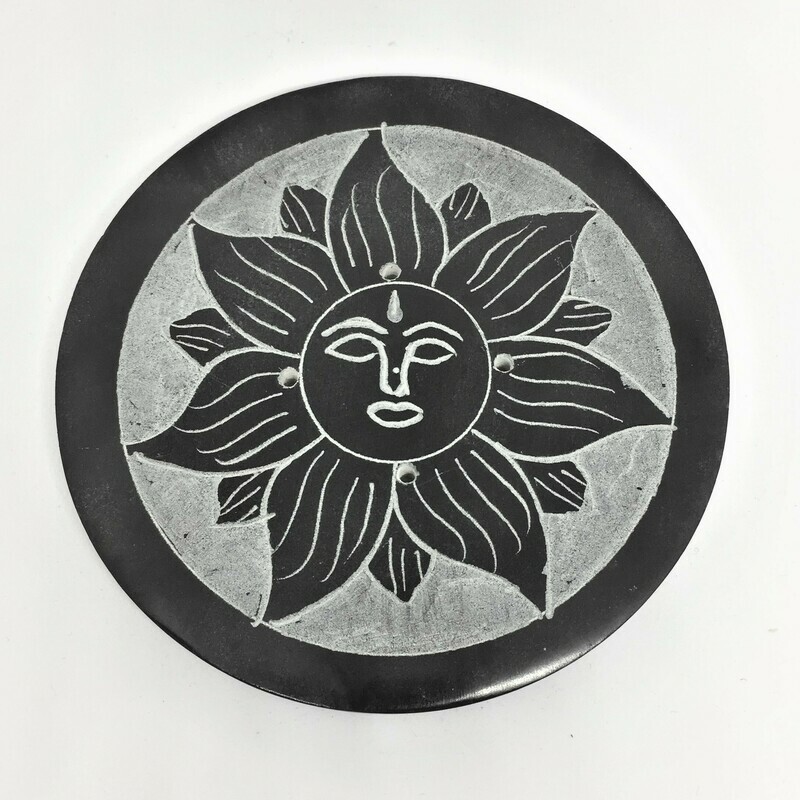 Soapstone Round Incense Holders