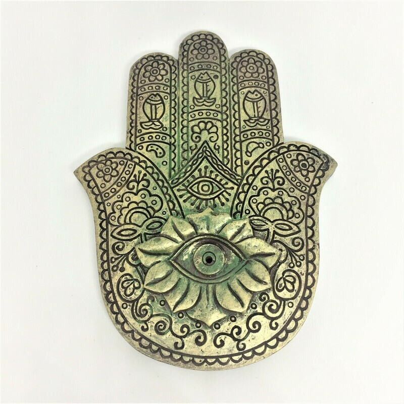 Hamsa Incense Holder