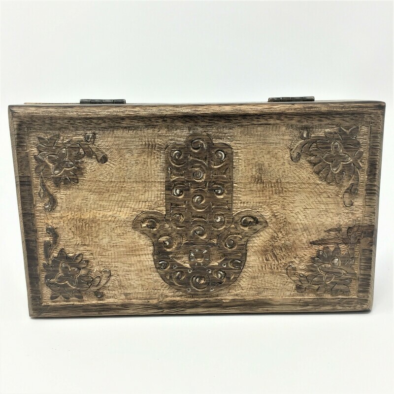 Hamsa Mangowood Box