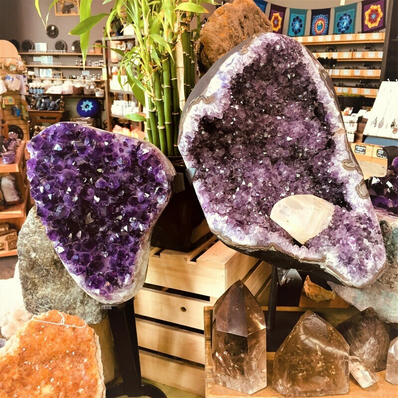Amethyst Cluster on Stand