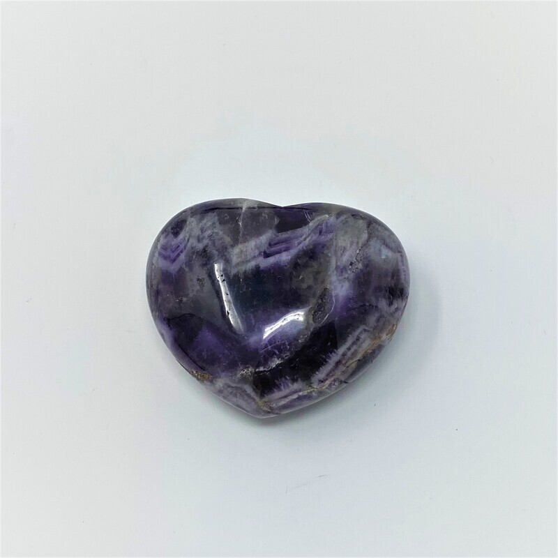 Amethyst Puffy Heart