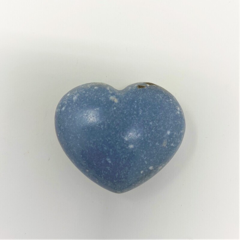 Angelite Puffy Heart
