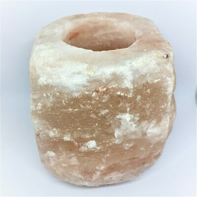 Pink Himalayan Salt Natural Tealight Holder
