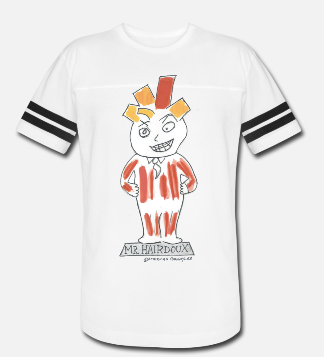 "Mr. Hairdoux" Adult Vintage Style T-Shirt