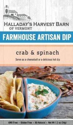 Halladay's Harvest Barn Farmhouse Artisan Dip Crab & Spinach