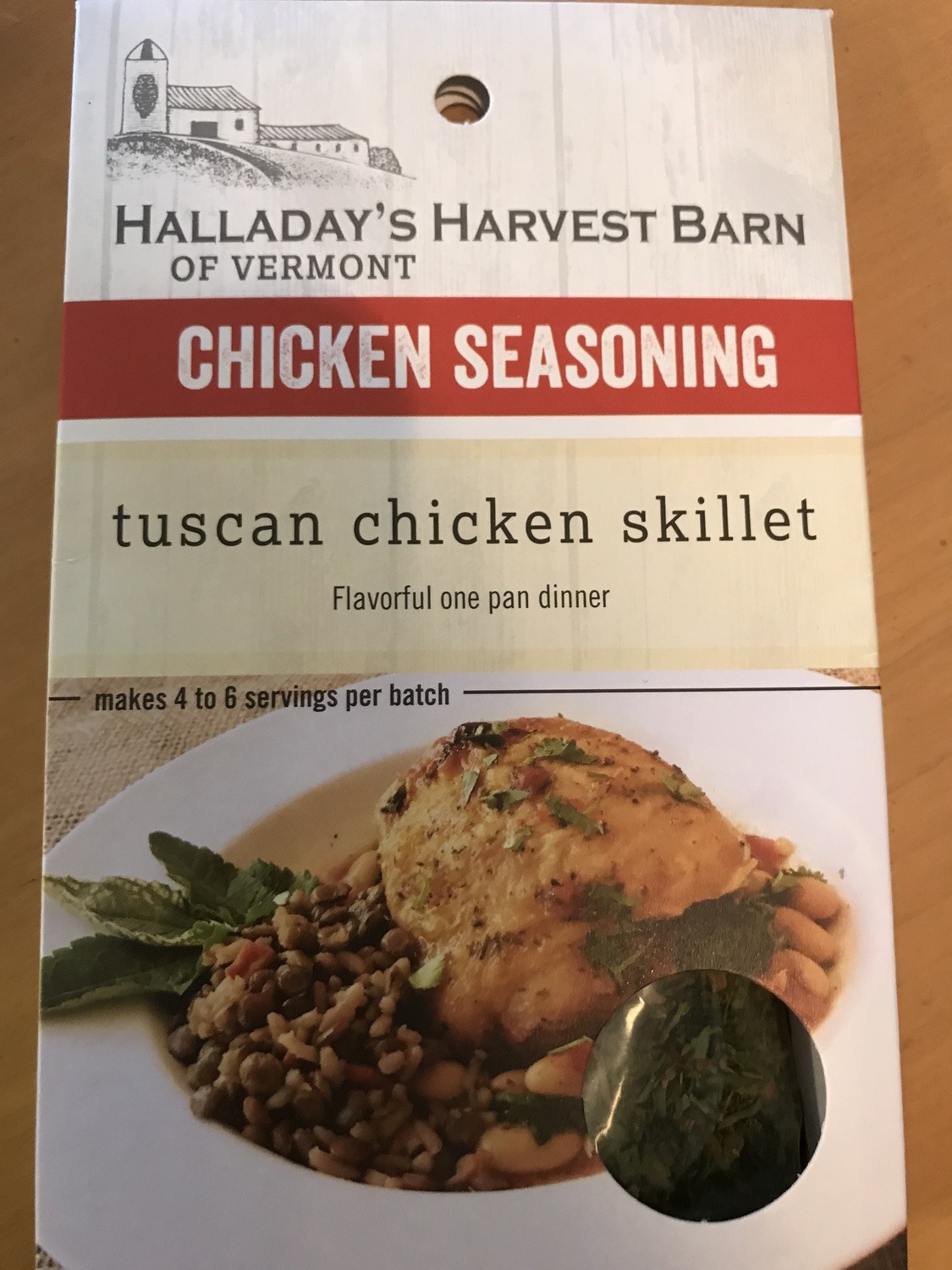 Halladay's Harvest Barn Tuscan Chicken Skillet