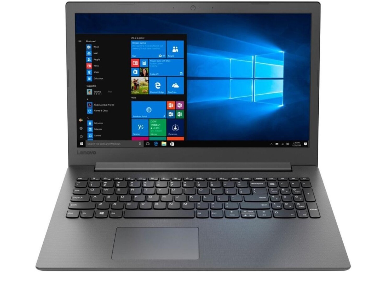 Lenovo 15.6" Laptop - AMD A9-Series - 4GB Memory - AMD Radeon R5 - 128GB Solid State Drive - Black - Windows 10 in S Mode