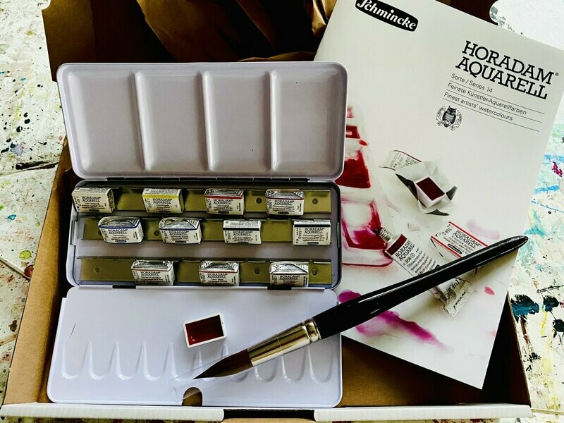 Aquarell-Set II/I - mit Buch