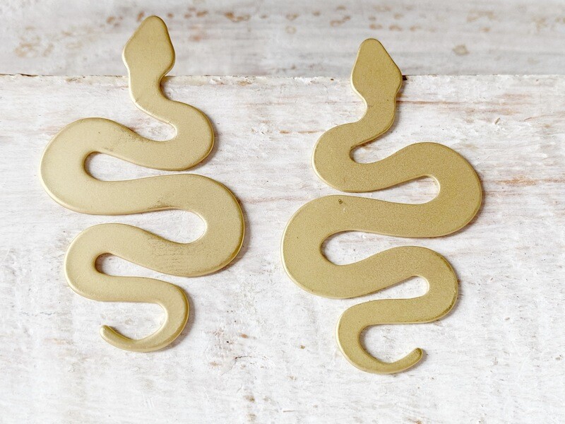 Pendientes serpiente
