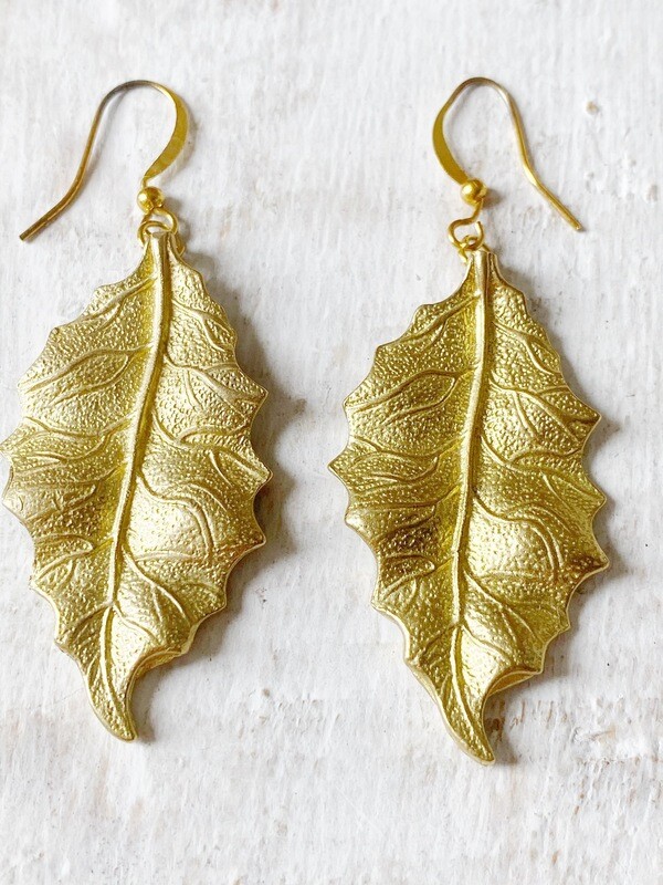 Pendientes hoja