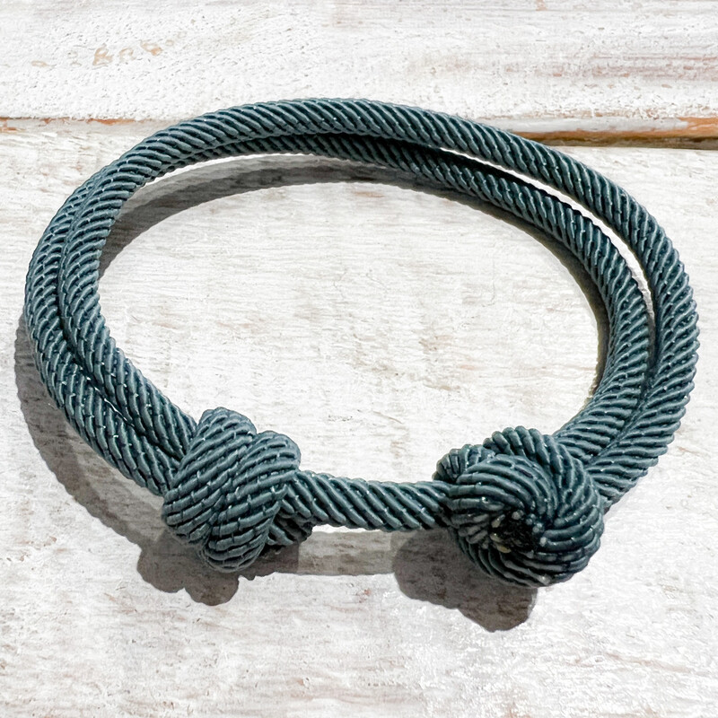 Pulsera nudos azul