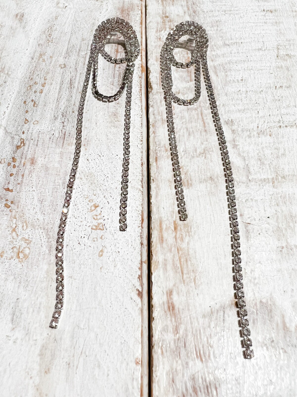 Pendientes strass vueltas