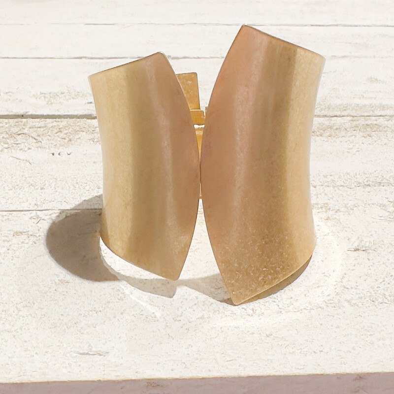 Brazalete metal dorado