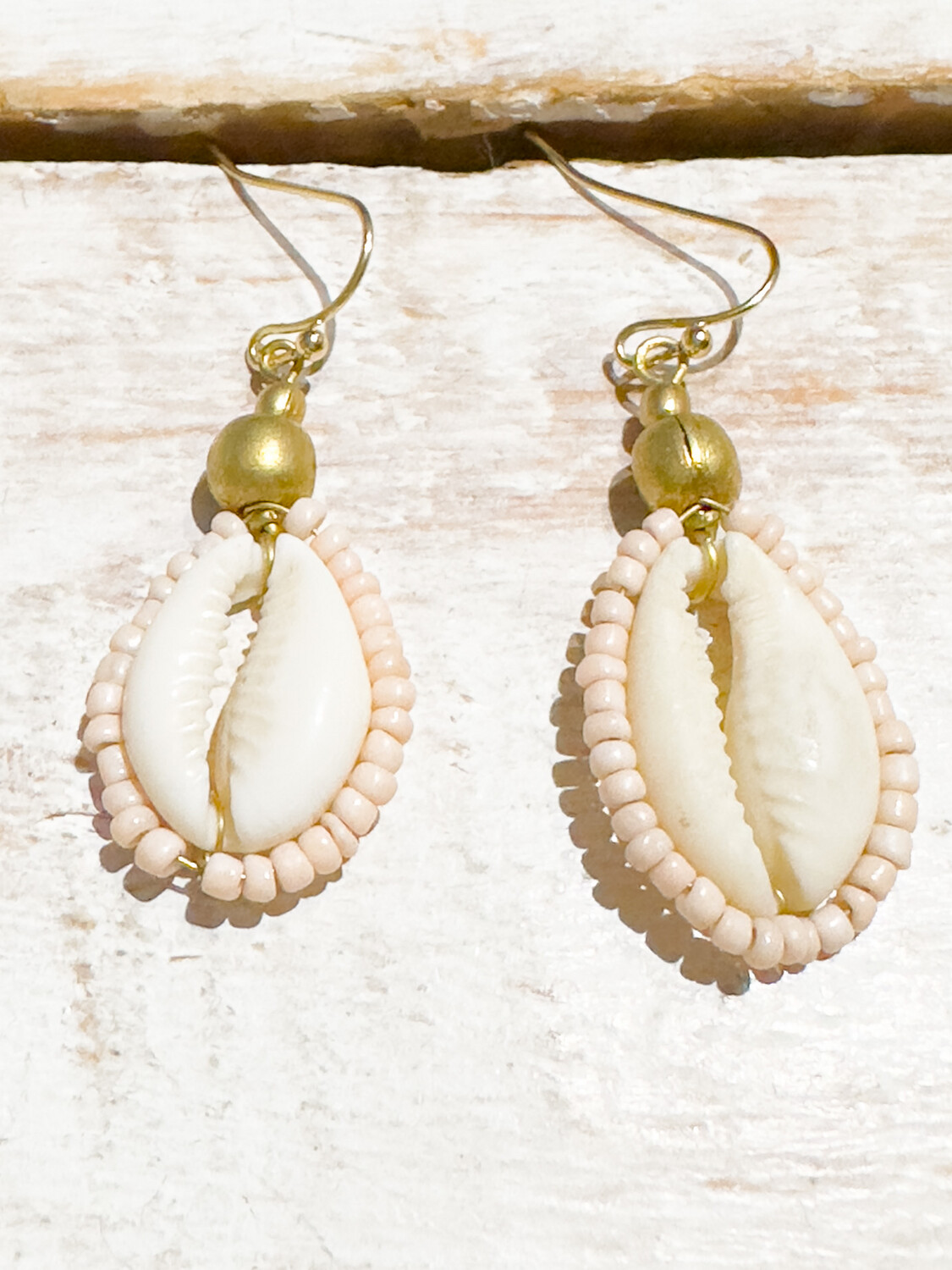 Pendientes mar dorados nude