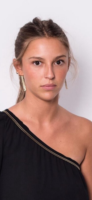 Pendientes espiga dorada