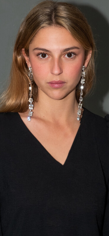 Pendientes fiesta cristales plateado