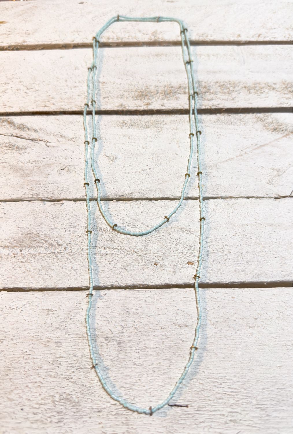 Collar largo discos agua
