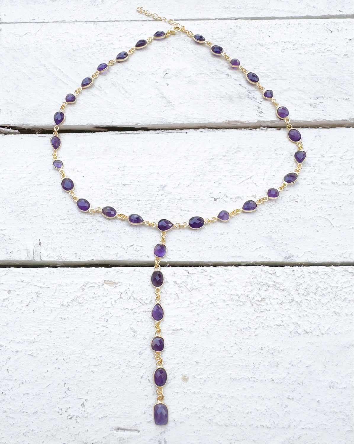 Cadena racimo morada