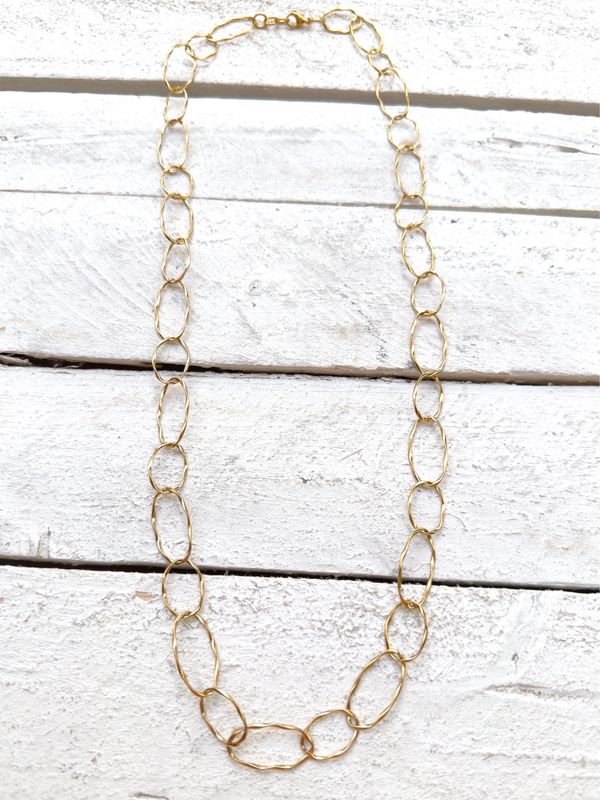 Collar cadena eslabones