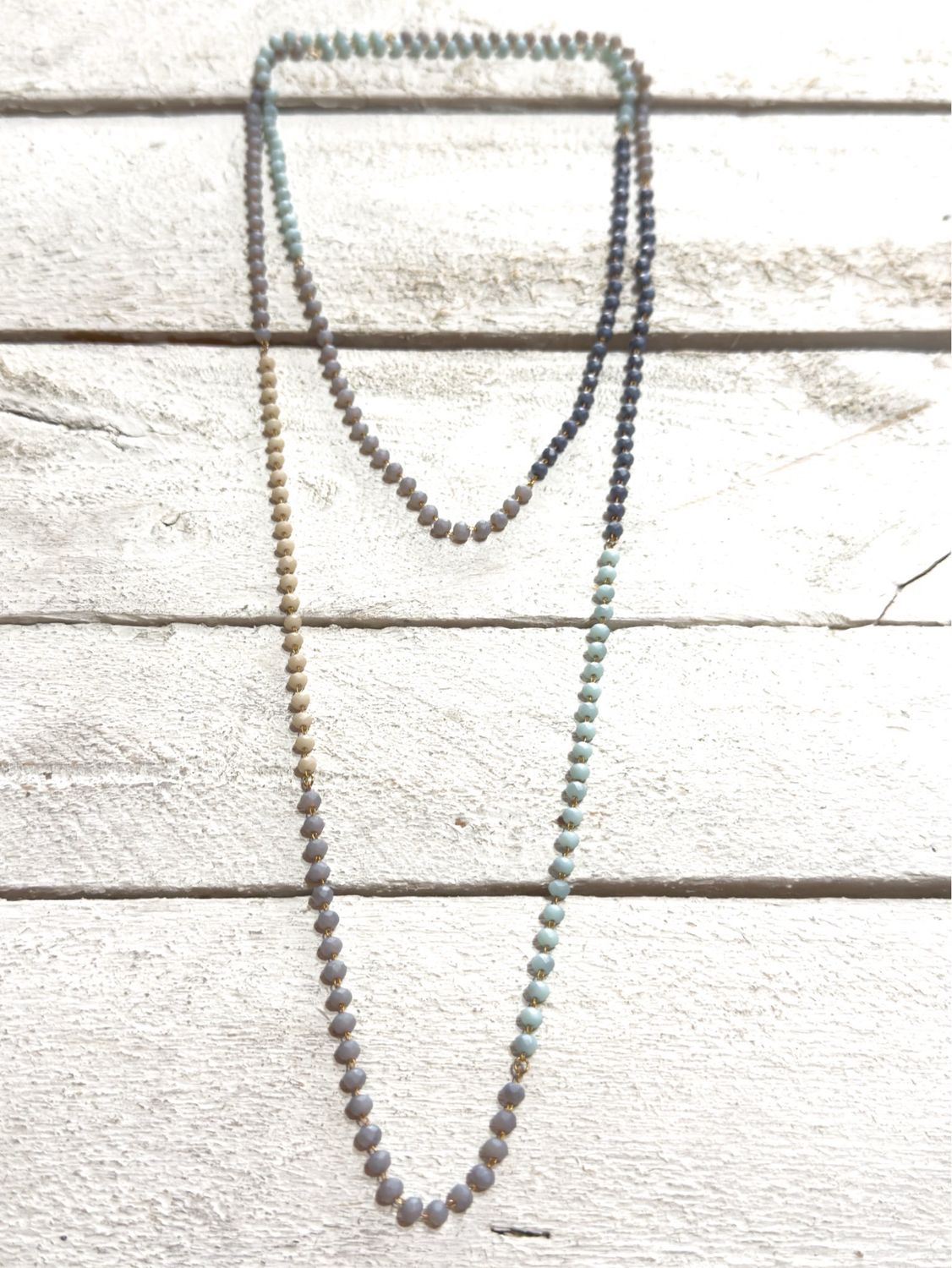 Collar cadena franjas