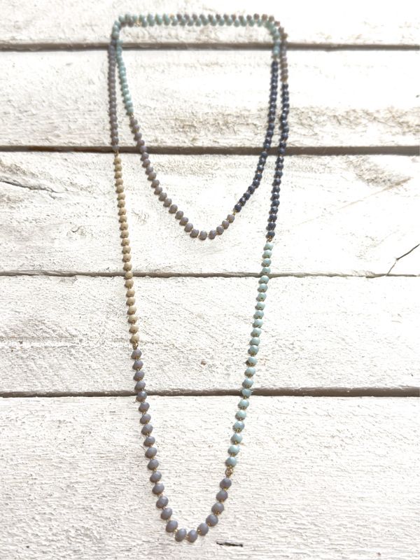 Collar cadena franjas