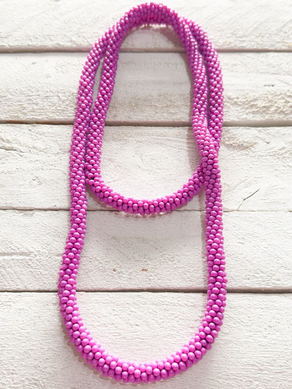 Collar serpiente buganvilla