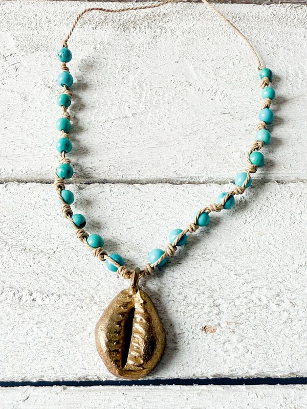 Gargantilla nudos concha