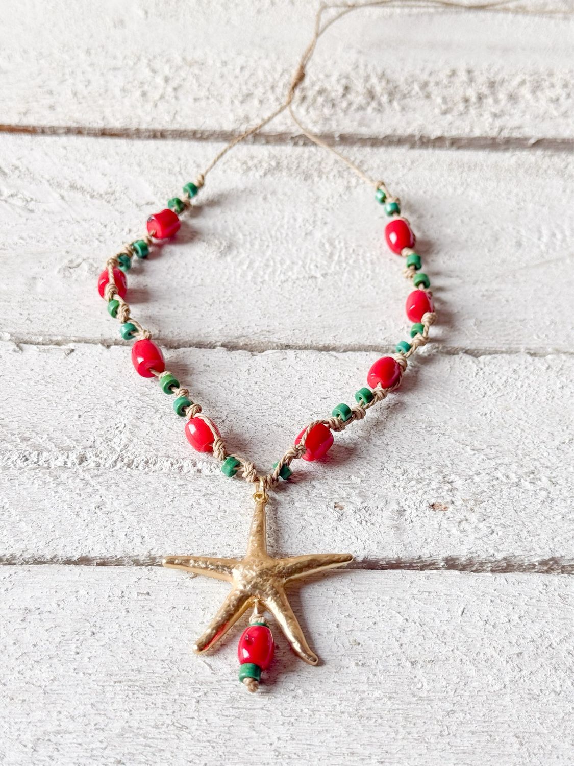 Gargantilla estrella colgante