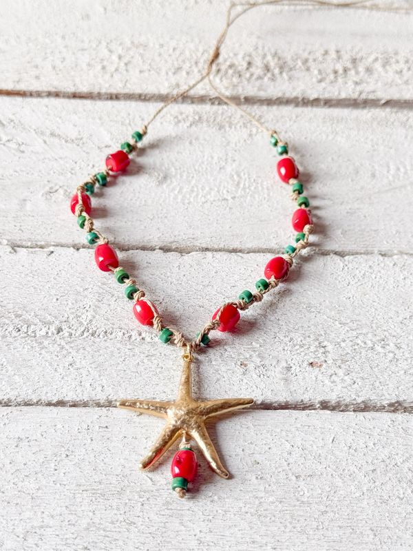 Gargantilla estrella colgante