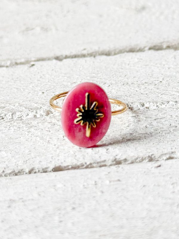 Anillo estrella fresa oval