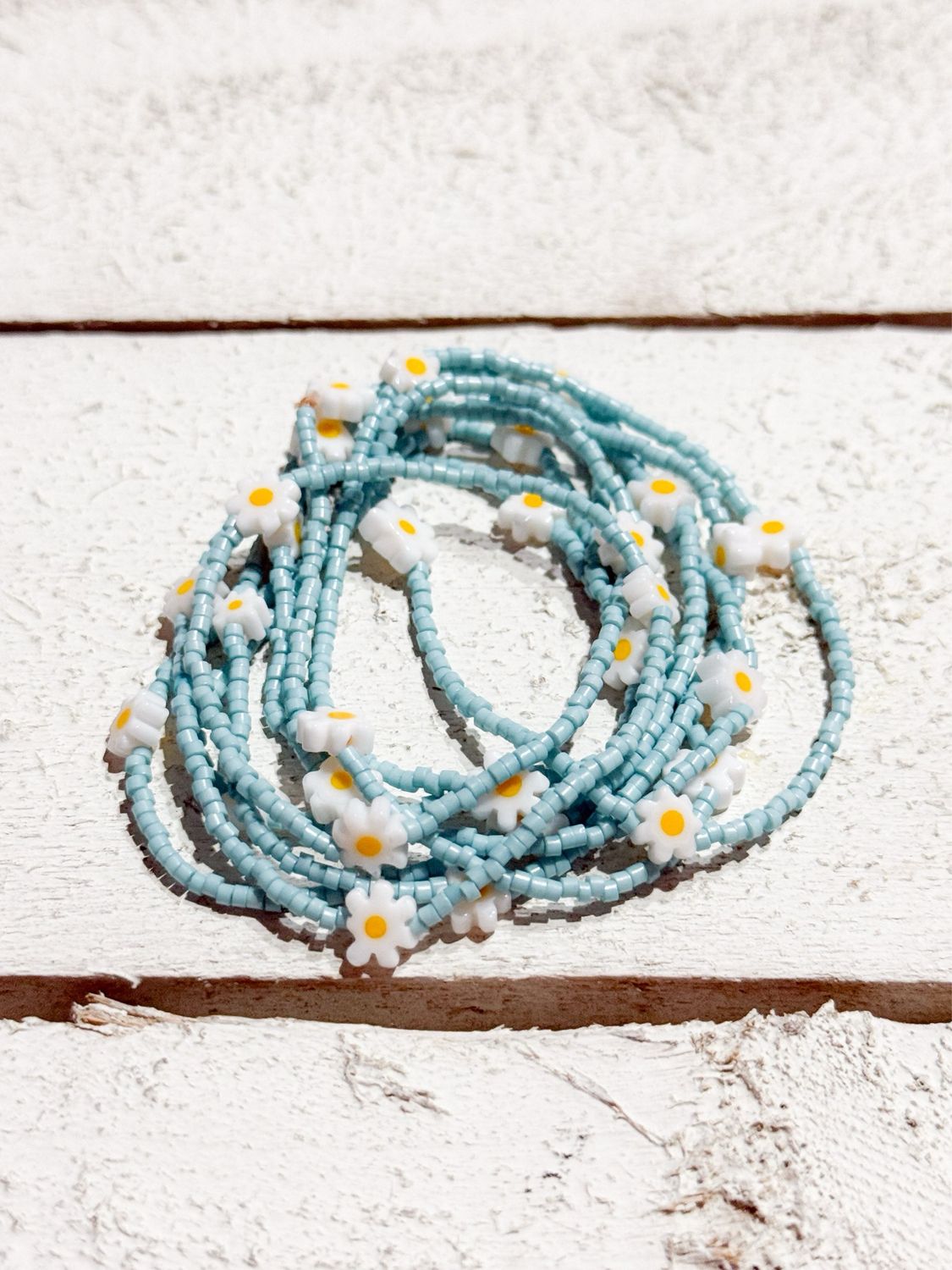 Collar Margarita azul