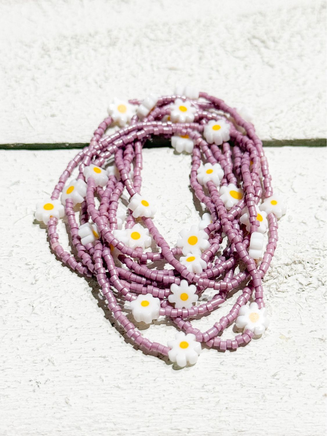 Collar Margarita morado