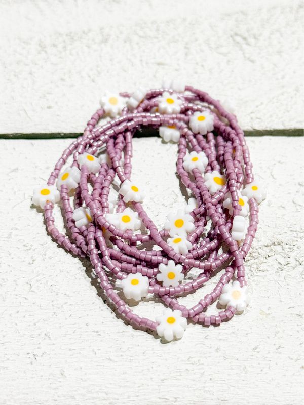 Collar Margarita morado