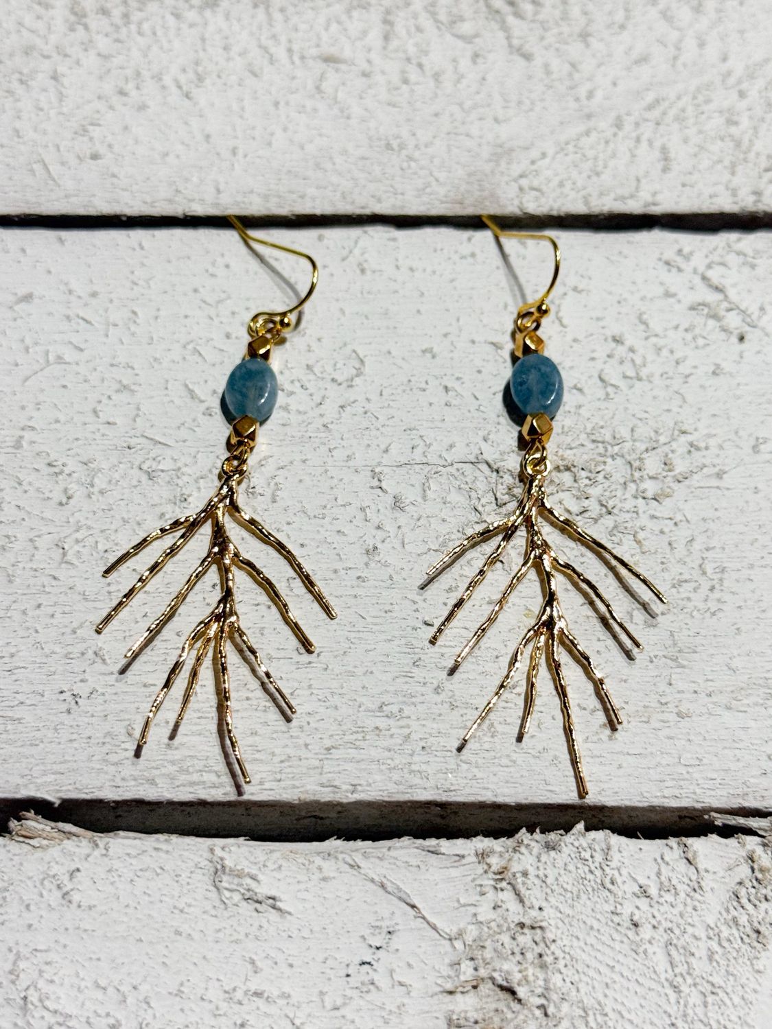 Pendientes rama azul